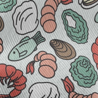 Deep Sea Lobster Shellfish Standard Corduroy