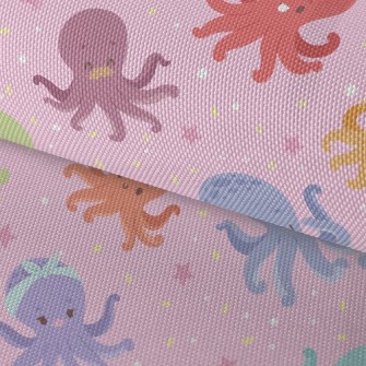 Colorful And Cute Octopus Waterproof Oxford