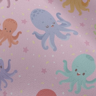 Colorful And Cute Octopus Chiffon