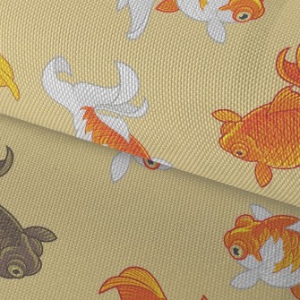 Healthy Fat Goldfish Waterproof Oxford