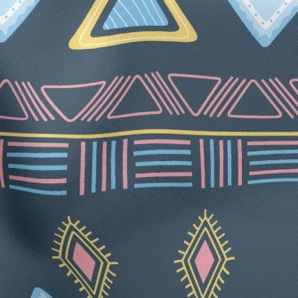 Irregular Ethnic Squares Stretch Ponte