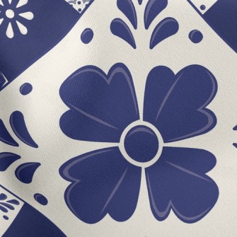 Simple And Elegant Tile Flower Stretch Ponte