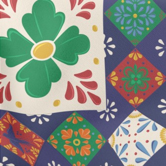 Mosaic Children&#39;s Flowers Stretch Ponte