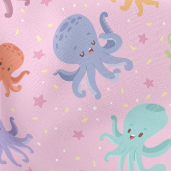 Colorful And Cute Octopus Stretch Ponte