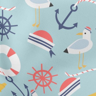 Seagull Sailor Hat Telescope Stretch Ponte