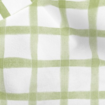 Watercolor Staggered Grid Micro Fleece