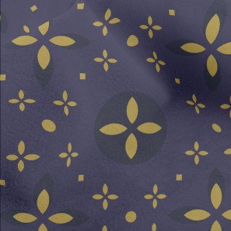 Mini Rule Florets Micro Fleece