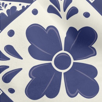 Simple And Elegant Tile Flower Micro Fleece