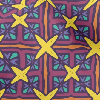 Mosaic Glass Decoration Micro Fleece