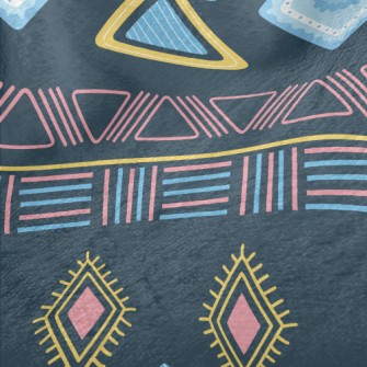 Irregular Ethnic Squares Minky