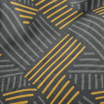Two-color Staggered Lines Minky