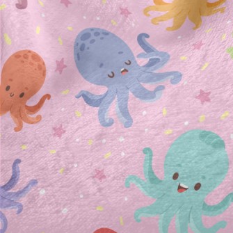 Colorful And Cute Octopus Minky