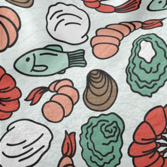 Deep Sea Lobster Shellfish Minky