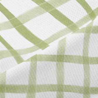 Watercolor Staggered Grid Piqué