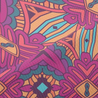 Weird Wind Damask Piqué