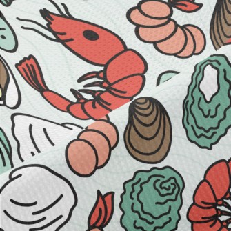 Deep Sea Lobster Shellfish Piqué