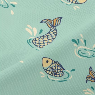 Jumping Fish Piqué