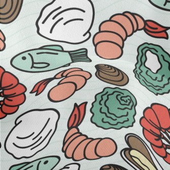 Deep Sea Lobster Shellfish Lightweight Performance Linen