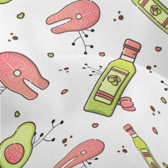 Olive Oil Pan-seared Salmon Lightweight Performance Linen