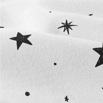 Shiny Doodle Stars Modern Jersey