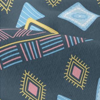Irregular Ethnic Squares Modern Jersey
