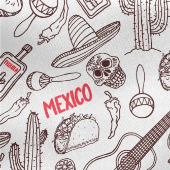 Mexican Passion Music Jersey Backed Fleece