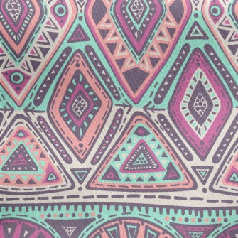 Magic Ethnic Style Jersey Backed Fleece