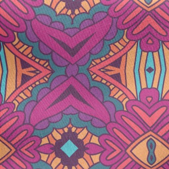Weird Wind Damask Jersey Backed Fleece
