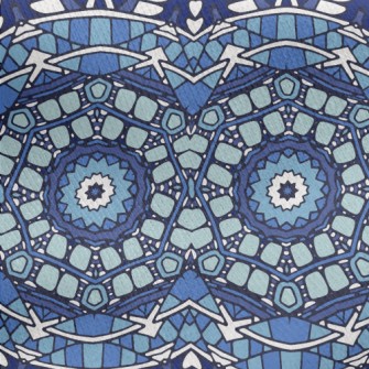 Mysterious Mosaic Damask Jersey Backed Fleece