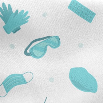 Goggles Mask Vaccine Jersey Backed Fleece