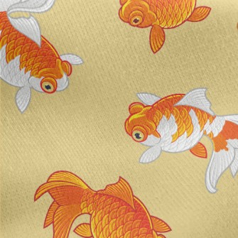 Healthy Fat Goldfish Jersey Backed Fleece