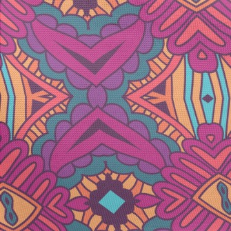 Weird Wind Damask Pongee