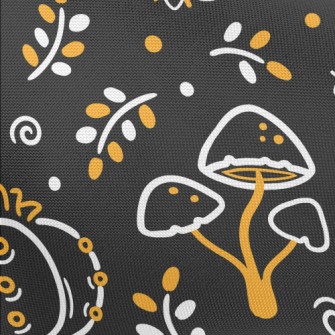 Scary Weird Poisonous Mushroom Pongee