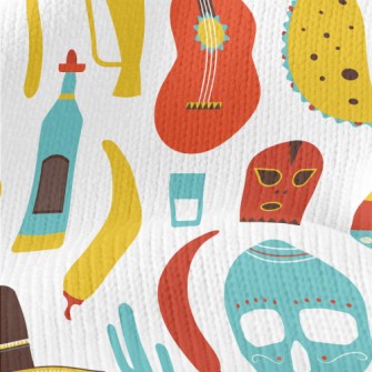 Dazzling Mexican Music Stretch Jersey