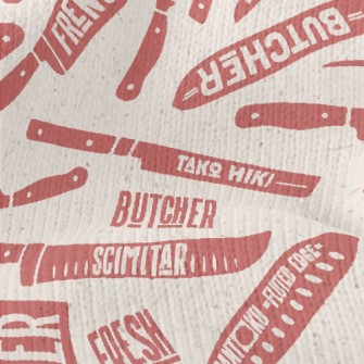 Various Kitchen Knives Stretch Jersey