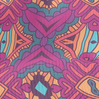 Weird Wind Damask Stretch Jersey