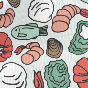 Deep Sea Lobster Shellfish Stretch Jersey