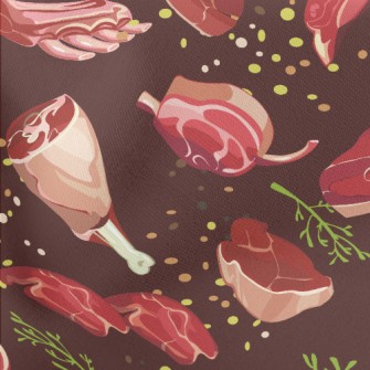 Premium Beef Cuts Lightweight Cotton Poplin