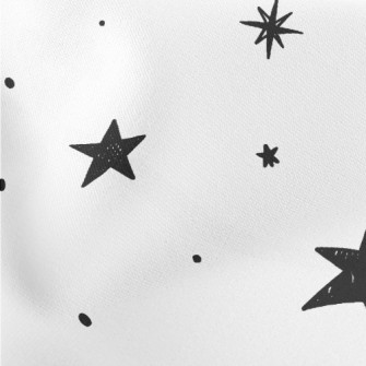 Shiny Doodle Stars Lightweight Cotton Poplin