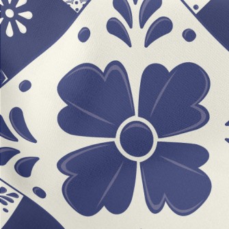 Simple And Elegant Tile Flower Lightweight Cotton Poplin