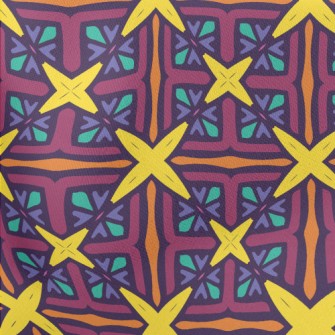 Mosaic Glass Decoration Lightweight Cotton Poplin
