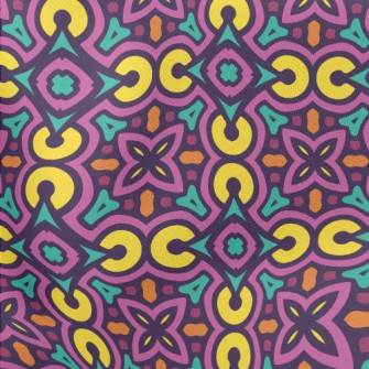 Stacked Geometric Damask Lightweight Cotton Poplin