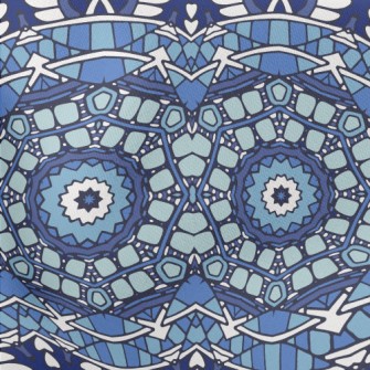 Mysterious Mosaic Damask Lightweight Cotton Poplin