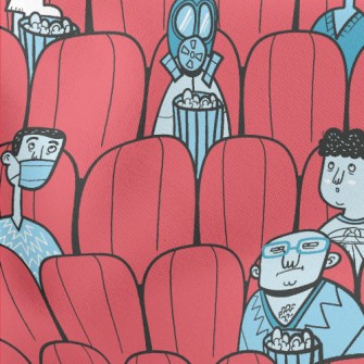 Social Distancing In Movie The Lightweight Cotton Poplin