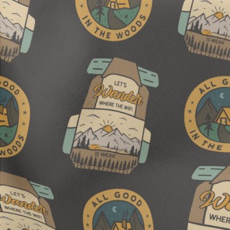 Beautiful Mountain Camping Lightweight Cotton Poplin