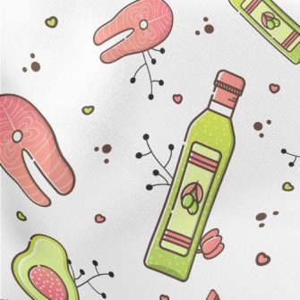 Olive Oil Pan-seared Salmon Lightweight Cotton Poplin