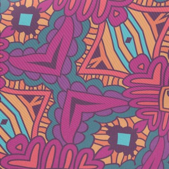 Weird Wind Damask Midweight Cotton Poplin