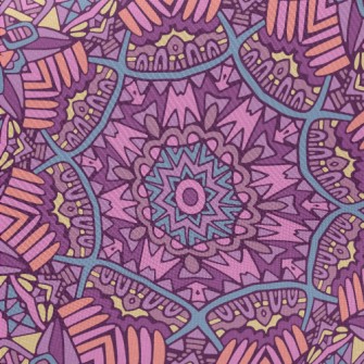 Brilliant Kaleidoscope Of Flow Midweight Cotton Poplin