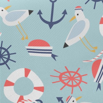 Seagull Sailor Hat Telescope Midweight Cotton Poplin