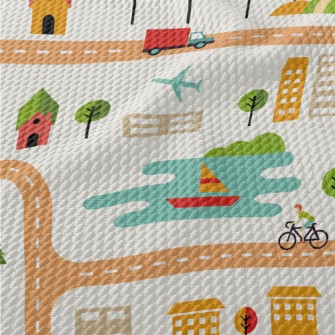 Beautiful Community Highway Birdseye Piqué